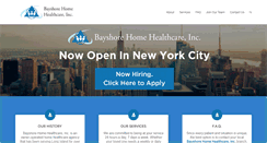 Desktop Screenshot of bayshorehhc.com